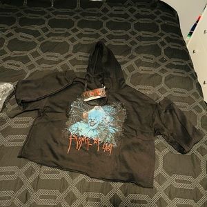 Vixen by Micheline Pitt IT: CHAPTER 2 TIME TO FLOAT SWEATSHIRT crop hoodie